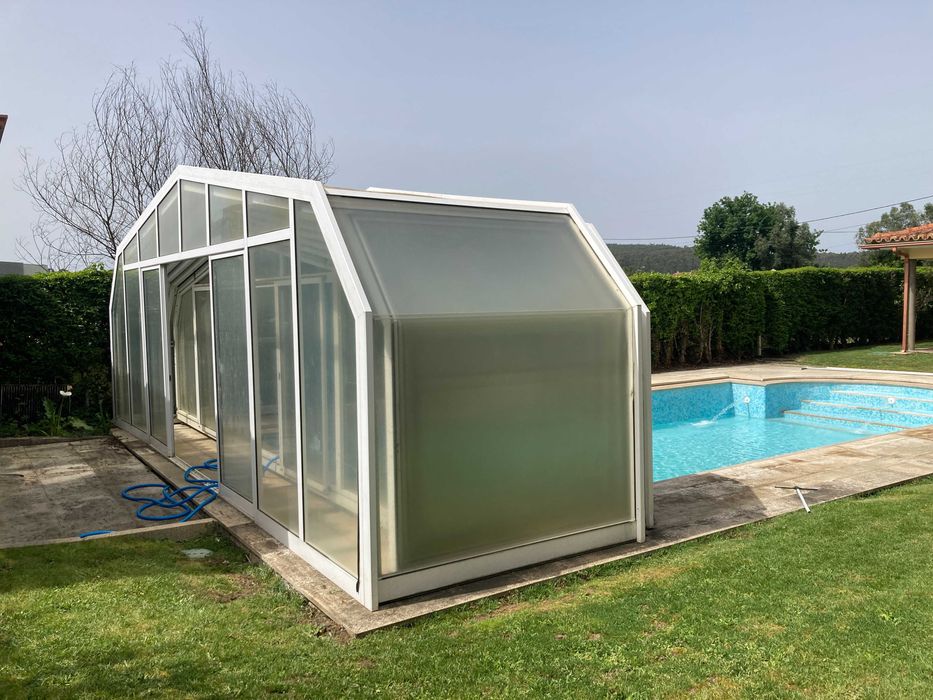 Cobertura piscina 8m x 14m