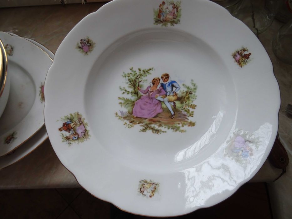 Ćmielów Miłość Wiedeńska Porcelana PRL  lata  1970