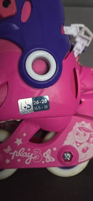 Rolki Oxelo dla dziewczynki rozmiar 26-28