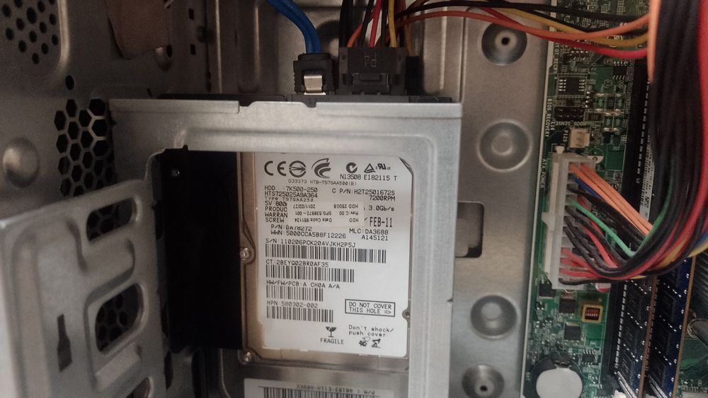 Компьютер i5 2500s 8 gb ddr3 1 gb video cart