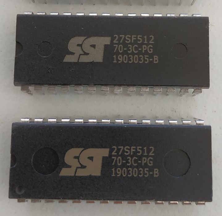 Lote 2 eeproms SST27SF512 Honda Fiat, PSA centralina ECU