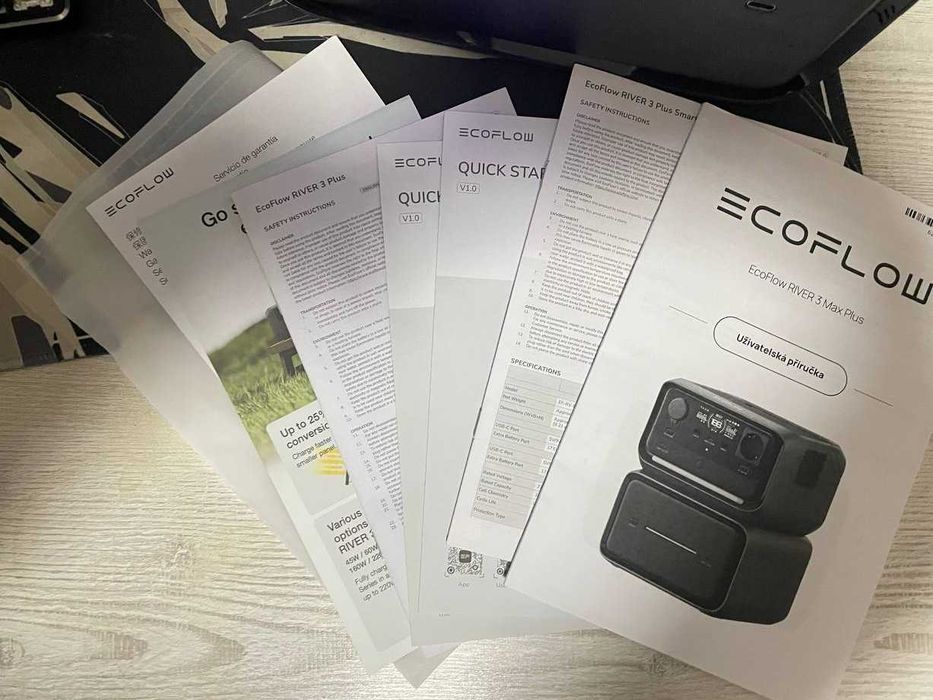 ЗАРЯДНА станція "EcoFlow" RIVER 3 MaxPlus860Вт/год.ОРИГІНАЛ! в КИЄВІ !