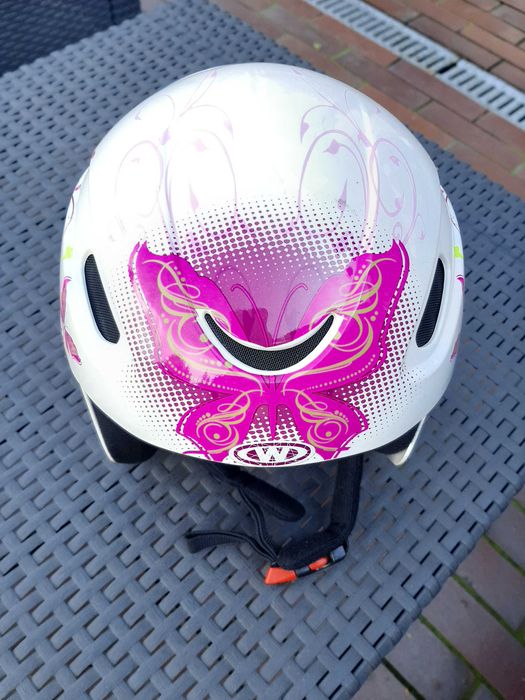 Kask narciarski dziewczęcy