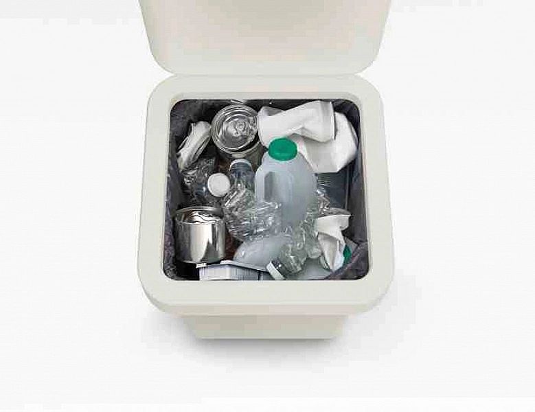 Kosz do segregacji 40l Totem Pop, stone / Joseph Joseph