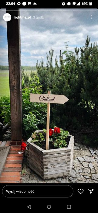 Drogowskazy, dekoracje,wesele, chillout 3 sztuki, drewniane
