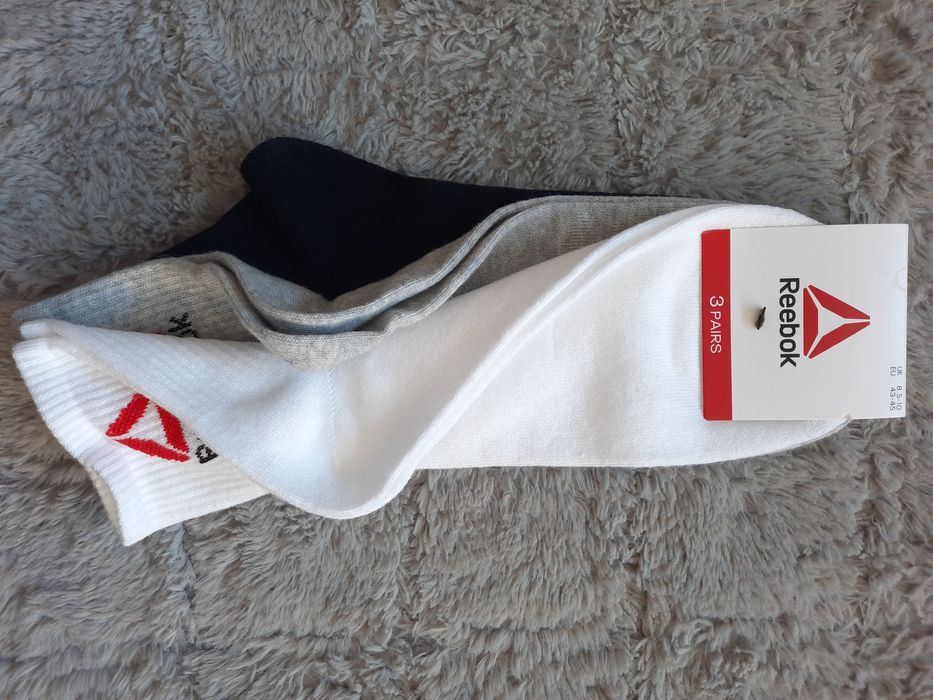 Skarpety Reebok 3-pak rozm 43-45
