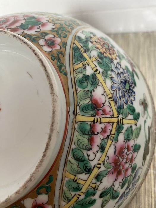 Taça grande porcelana antigo