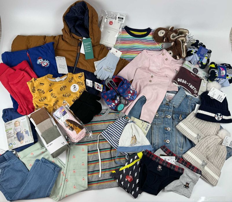 Міні лот бебі (0 міс до 3 р.) весна, лоти сток оптом, дитячий одяг