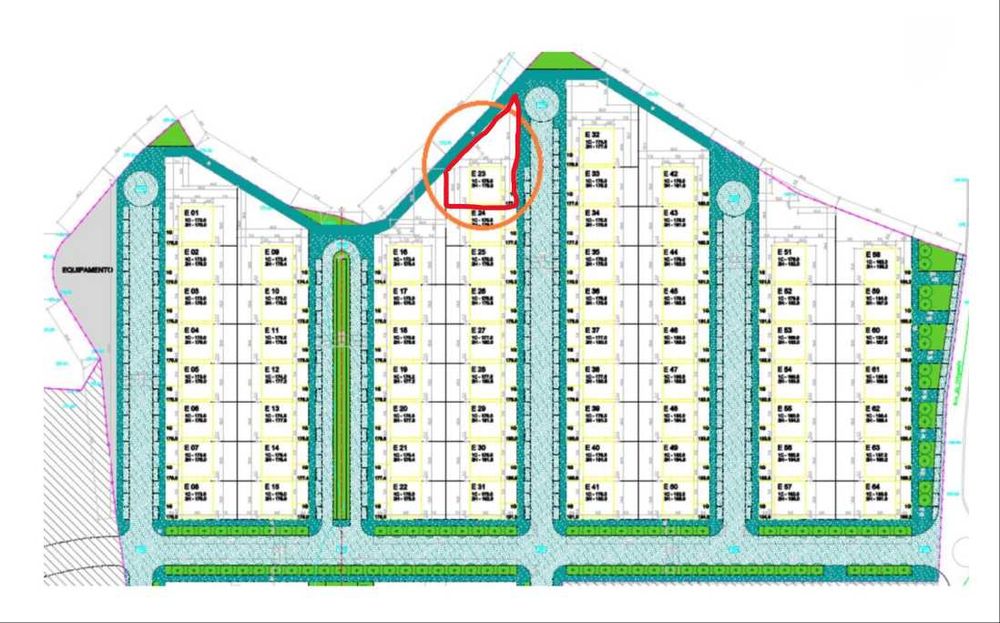 Terreno urbano, para construção de moradia de gaveto em Palmeira, Braga