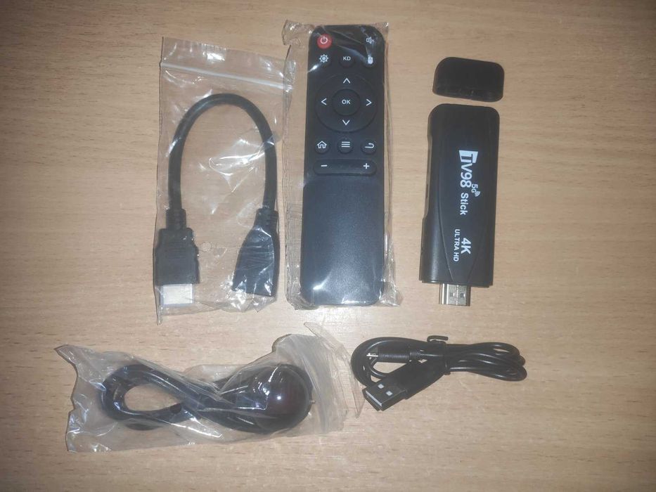 Android TV Box T1 Смарт приставка з Google Assistant, Bluetooth, 2/8 ГБ, медіаплеєр, голосове керування