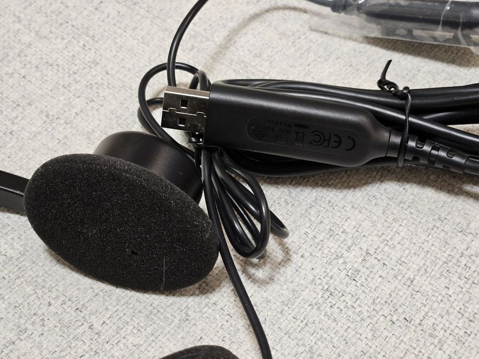 Nowe słuchawki przewodowe Logitech 960 USB Computer Headset