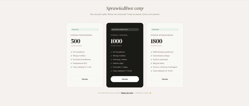 Tworzenie stron internetowych