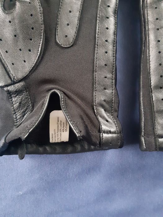 Рукавиці з шкіри, нейлона та еластана.  Розмір  M