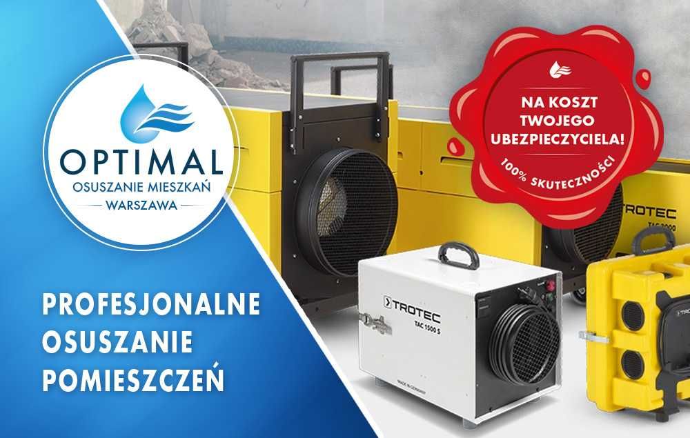 Wynajem osuszaczy osuszanie po zalaniach mieszkań domów garaży piwnic