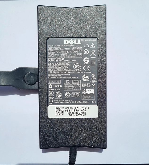 Carregador Original Dell 90W (PA-3E) – Ponta Larga (7.4mm)