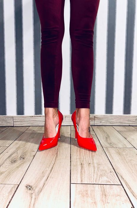 193/ OD RĘKI 42 Trans Crossdress platforma szpilki czółenka buty 36-48