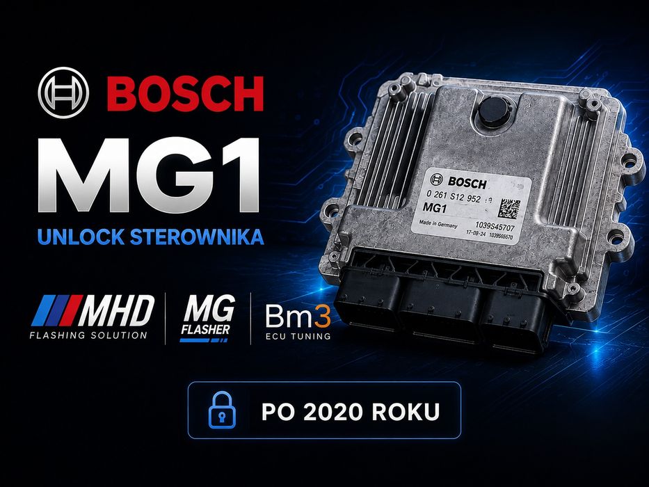 BMW MD1 MG1 odblokowanie sterownika po 2020r MHD BM3 MG Flasher Supra B48 B58 S58 unlock