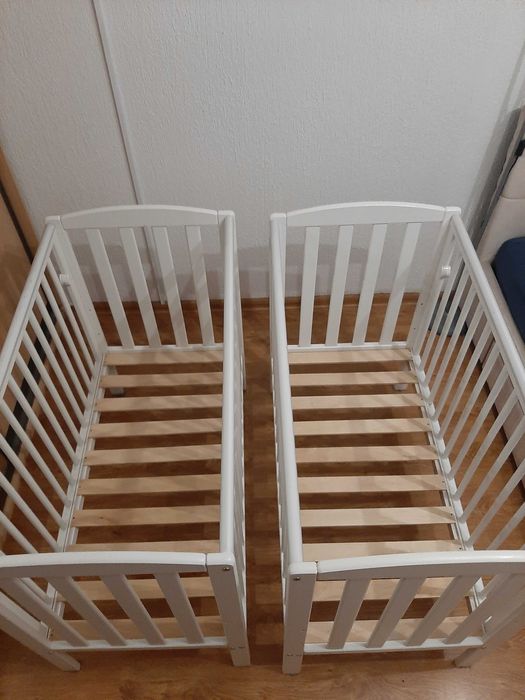 Łóżeczka dla bliźniąt 100x50