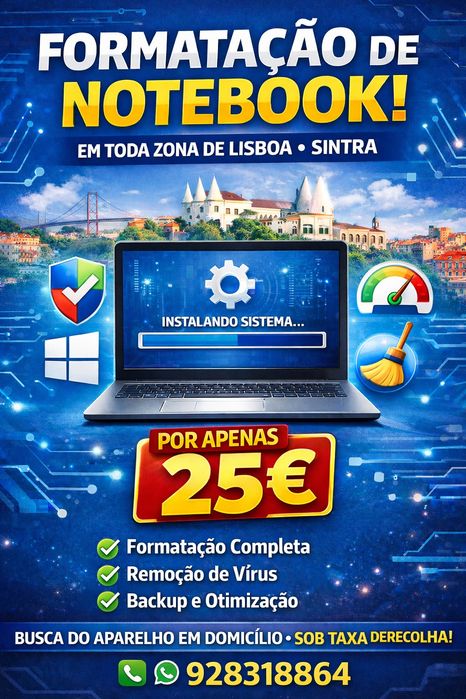 Formatação de notebook