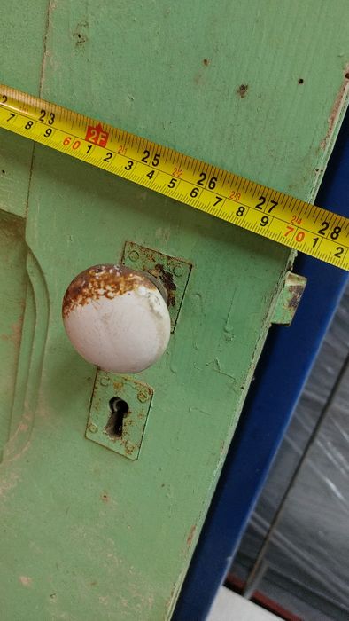 Porta antiga 2.06 x 70 com puxador d fechadura