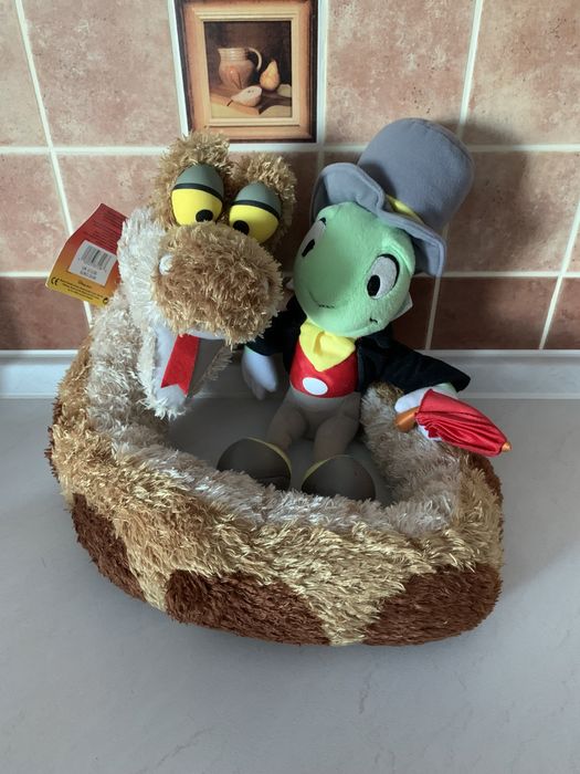 Мягкие мгрушки герои мультфильмов студии Дисней DISNEY КАА и Джимини