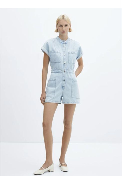 Новий джинсовий комбінезон з бірками Mango