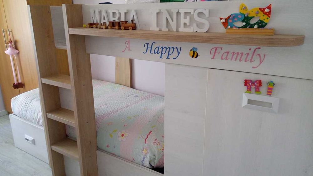 Cama Beliche Armário