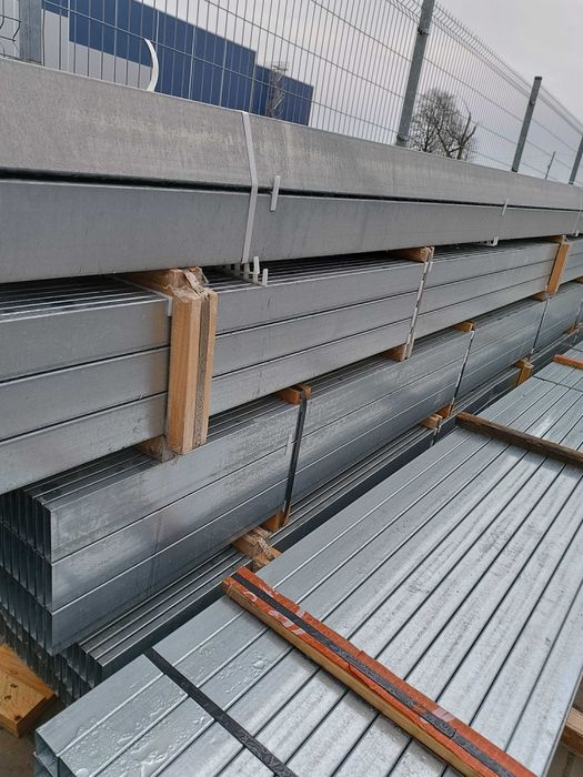 Profil ocynkowany 100x100x3mm słupek profile cynkowane stalowe