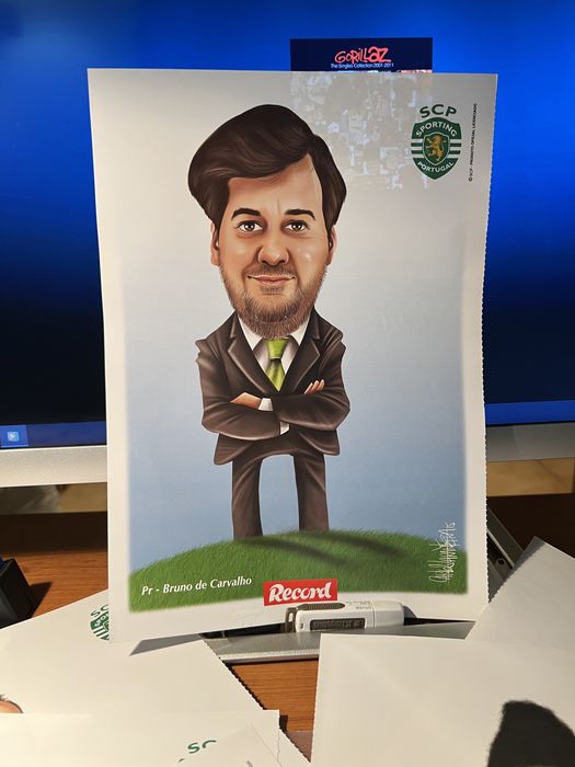 Caricaturas plantel do Sporting 2014/2015