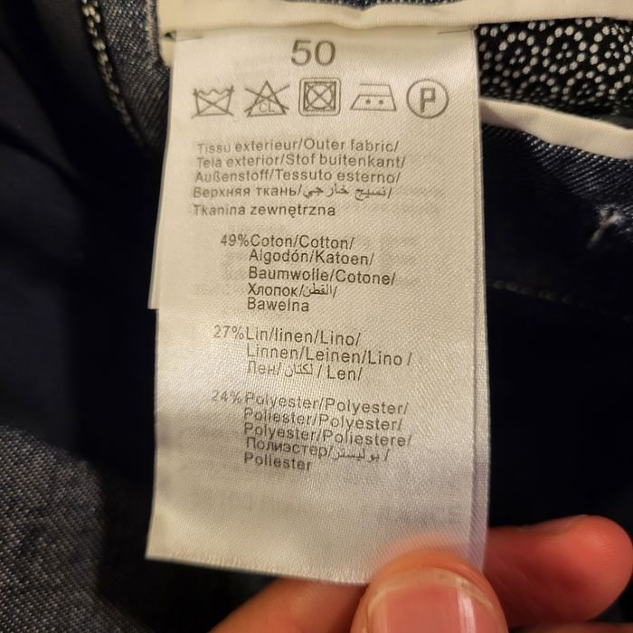 Marynarka męska z lnem