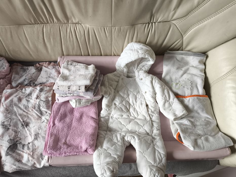 Wanienka składana rożek przewijak zestaw ubrań