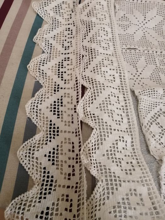 Barras de crochê antigas para várias coisas