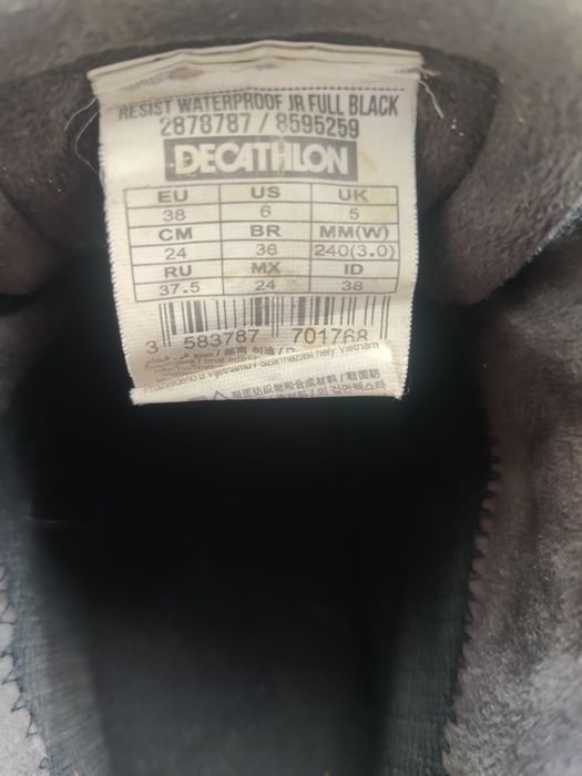 Buty dziecięce Champion  40(25,5) oraz z  Decathlon 38(24)