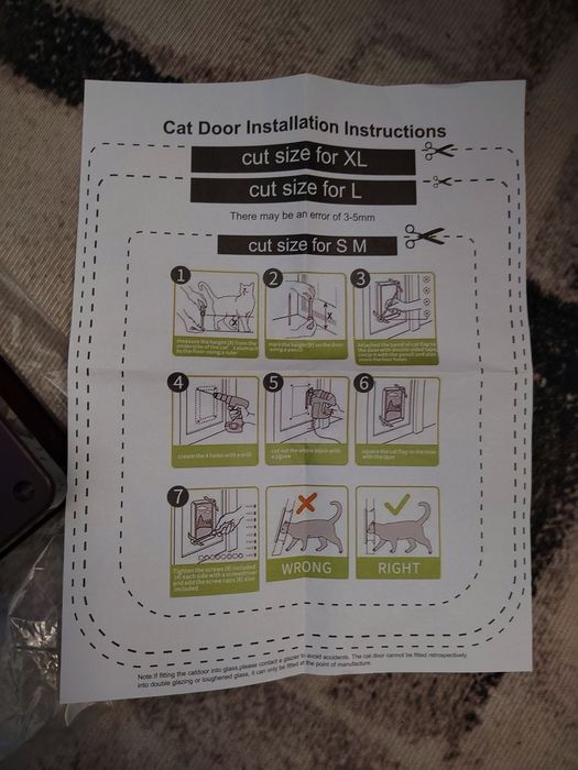 Drzwiczki dla Kota. Małego psa