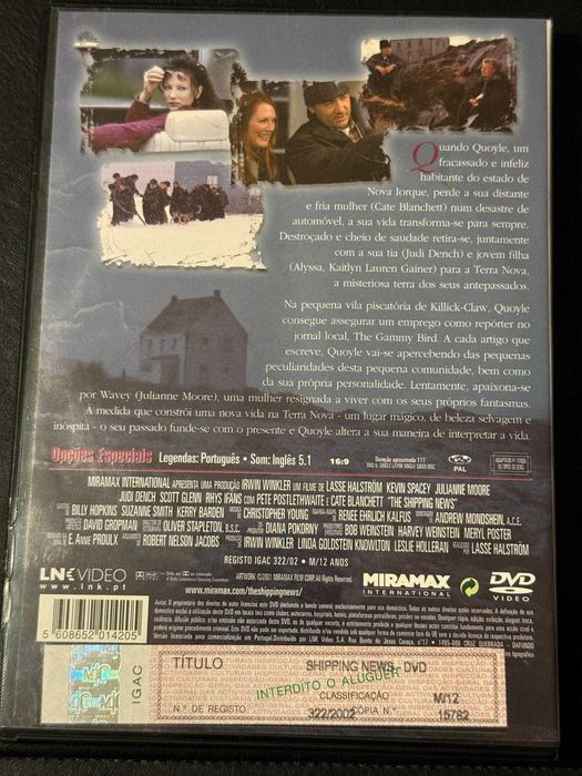 DVD do filme Shipping News