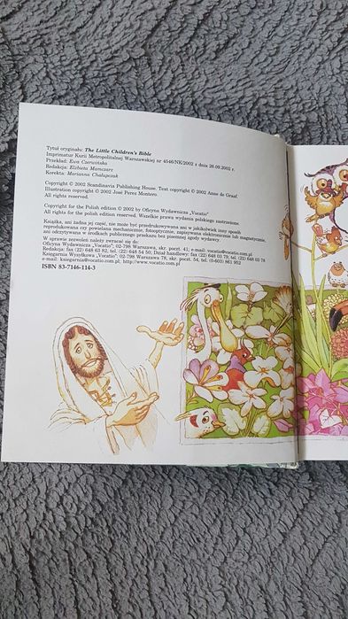 Biblia dla milusińskich, dla dzieci, opowiadania biblijne