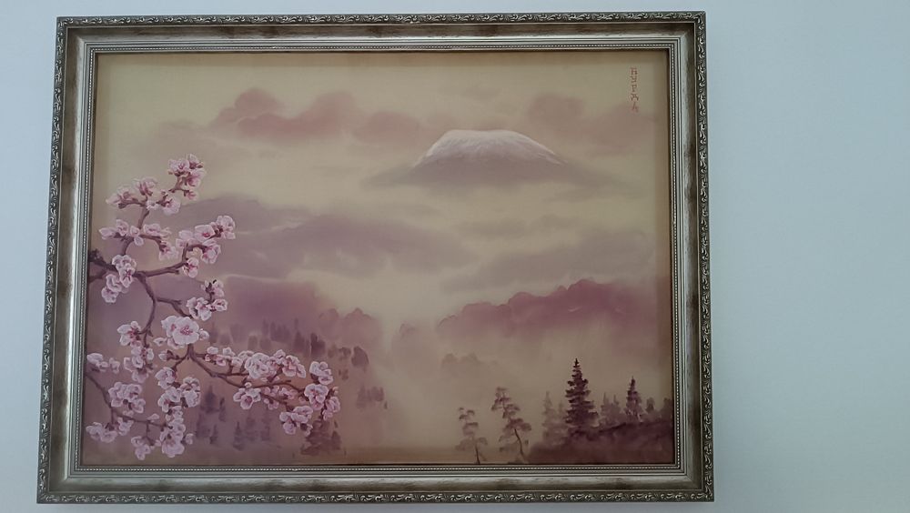 Картина холст сакура