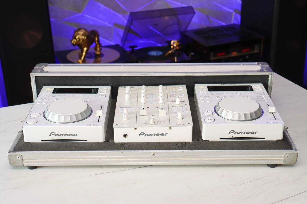Pioneer DJ Zestaw CDJ 350 DJM 350 Case White Gwarancja