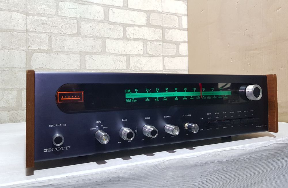 FM/AM Стерео ресивер/підсилювач  Scott 636S, 2x75 Втб/у з  Німеччини