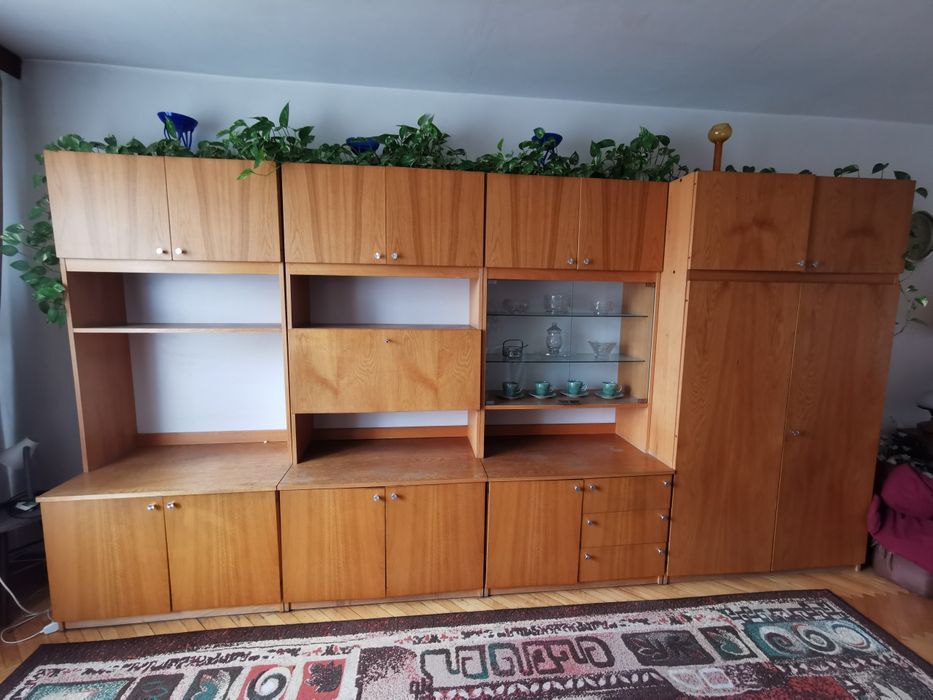 Meblościanka segment stare meble PRL