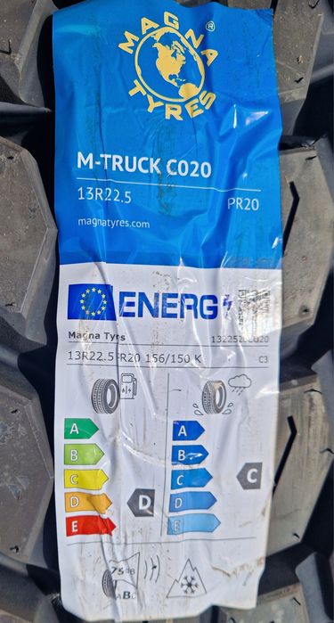 Nowe opony 13R22.5 Magna C020 Napęd budowlany Engineered in Holland