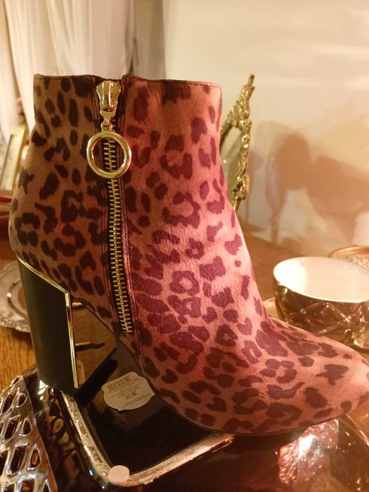 Botki panterka rozm. 38 nowe!