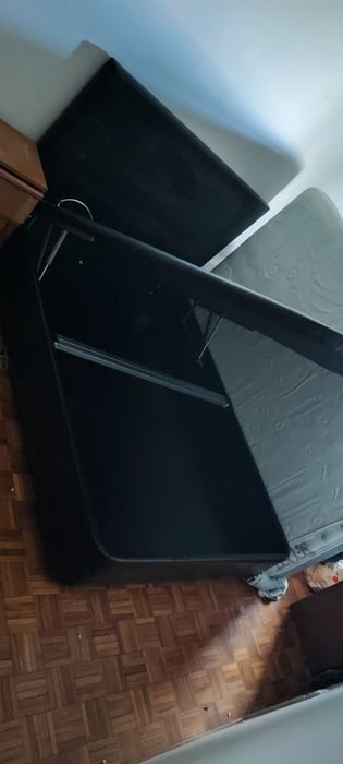 Cama casal com arrumação c/ colchao