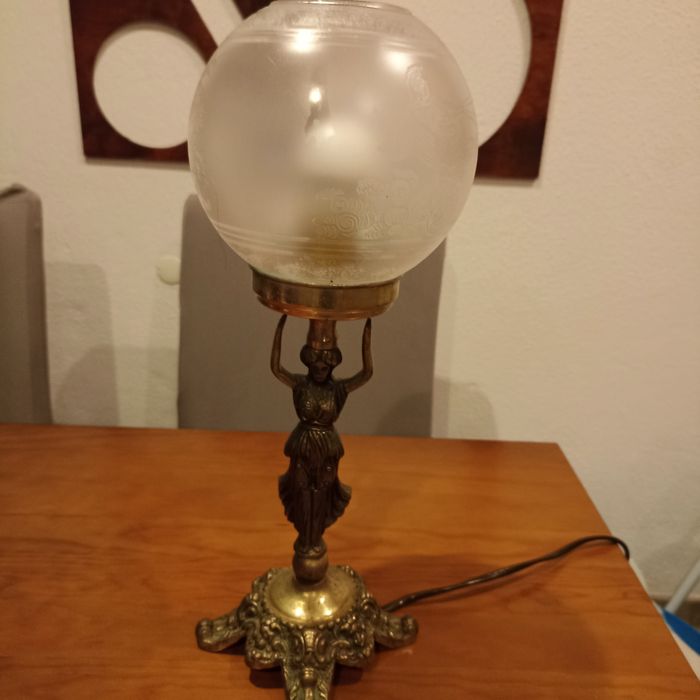 Candeeiro vintage em latão