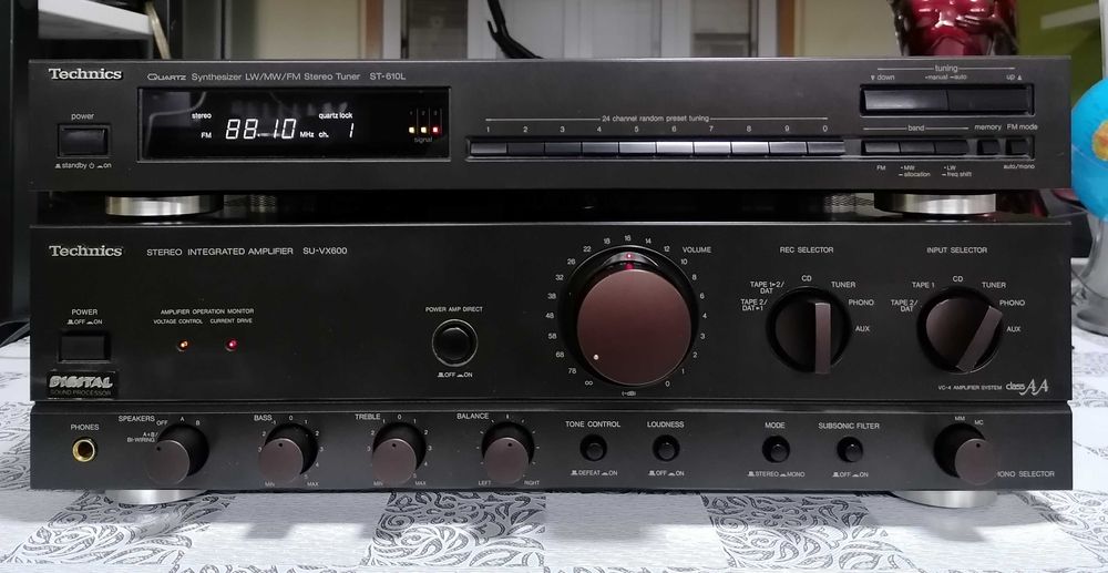 Amplificador Technics SU-VX600 + Sintonizador Technics ST-610L