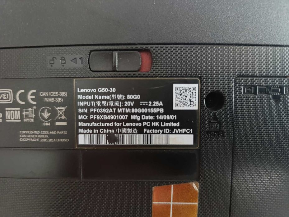 Laptop Lenovo G50-30