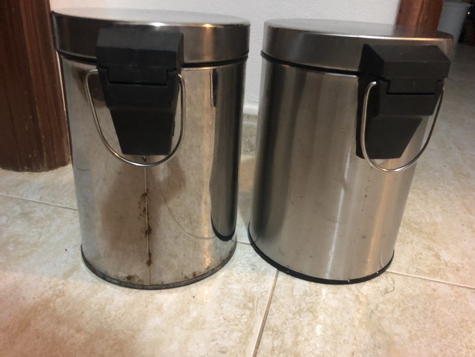 2 Baldes inox  3 litros