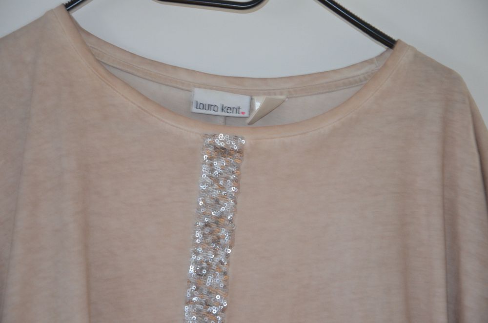 Laura Kent beżowy t-shirt r. 48/50