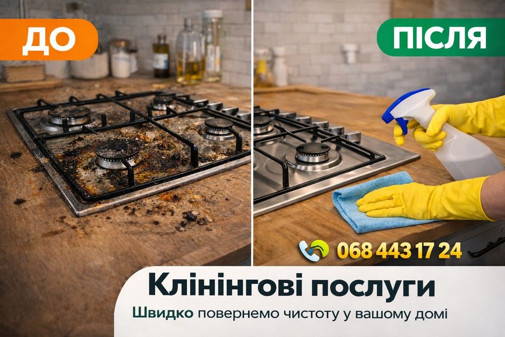 ЧИСТОТА ЗА 2-3 години! дезинфекция помещений / Прибирання квартир