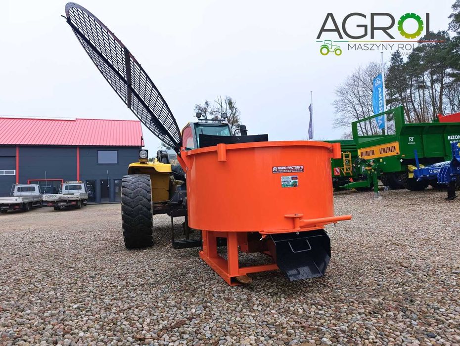 MIESZALNIK PASZ BETONIARKA WOM 1200l. Gwarancja! Agro Faktory!